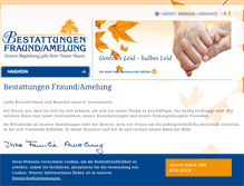 Tablet Screenshot of fraund-amelung.de